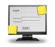 Log in screen