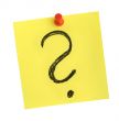 note with question mark