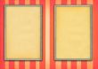 two empty frames