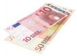 two Euro banknotes