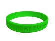 Green silicone wristband
