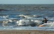 kite surfer in action