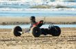  kite buggy on the beach