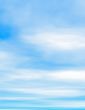 fluffy clouds and blue sky
