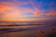 sunset on the beach