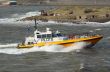 pilot boat in a storm
