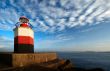lighthouse with harbor view