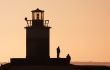 lighthouse silhouettes
