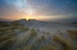 Beautiful sunset and sand dunes