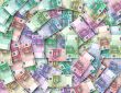 colored notes of 50 euro