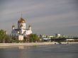 Temple on quay of the river