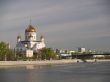 Temple on quay of the river