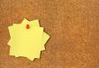 corkboard and adhesive notes XXL