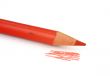 part of red crayon