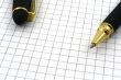 pen tip and paper