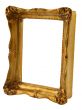 gold frame from perspective