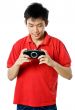 Teenager winning a game