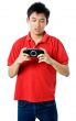 Teenager losing a video game