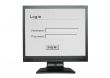 Log in screen