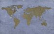 grungy textured world map