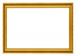 golden horizontal frame