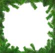 xxl image of square spruce twig frame