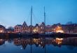 boats and typical dutch houses