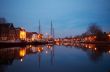 boats and typical dutch houses