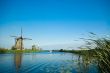 beautiful dutch windmill landscape