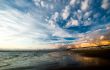 Beautiful sunset on the beach