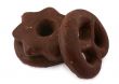 three chocolate cookies