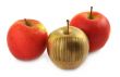apple with bar code