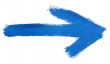 hand painted arrow