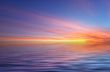 abstract ocean and sunset background