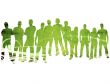 textures style of people silhouettes