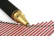 pen tip and business chart #4