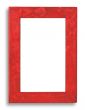 red stained wood frame - XXL size