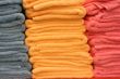 Blue Orange and Pink