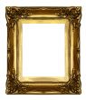 old sculpted golden frame