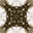 Brown mandala cross
