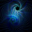 Fractal slinky spirograph