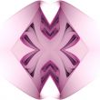 Magenta fractal drape