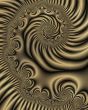 Antique gold spiral