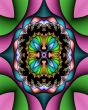 Petal cross mandala