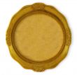 circular golden frame