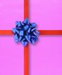 colorful gift - top view