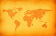 old stained world map