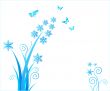 snowflakes flower / christmas ornament / vector