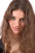 Pretty teenager in gothic makeup
