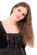 Beautiful young teenager with gothic makeup